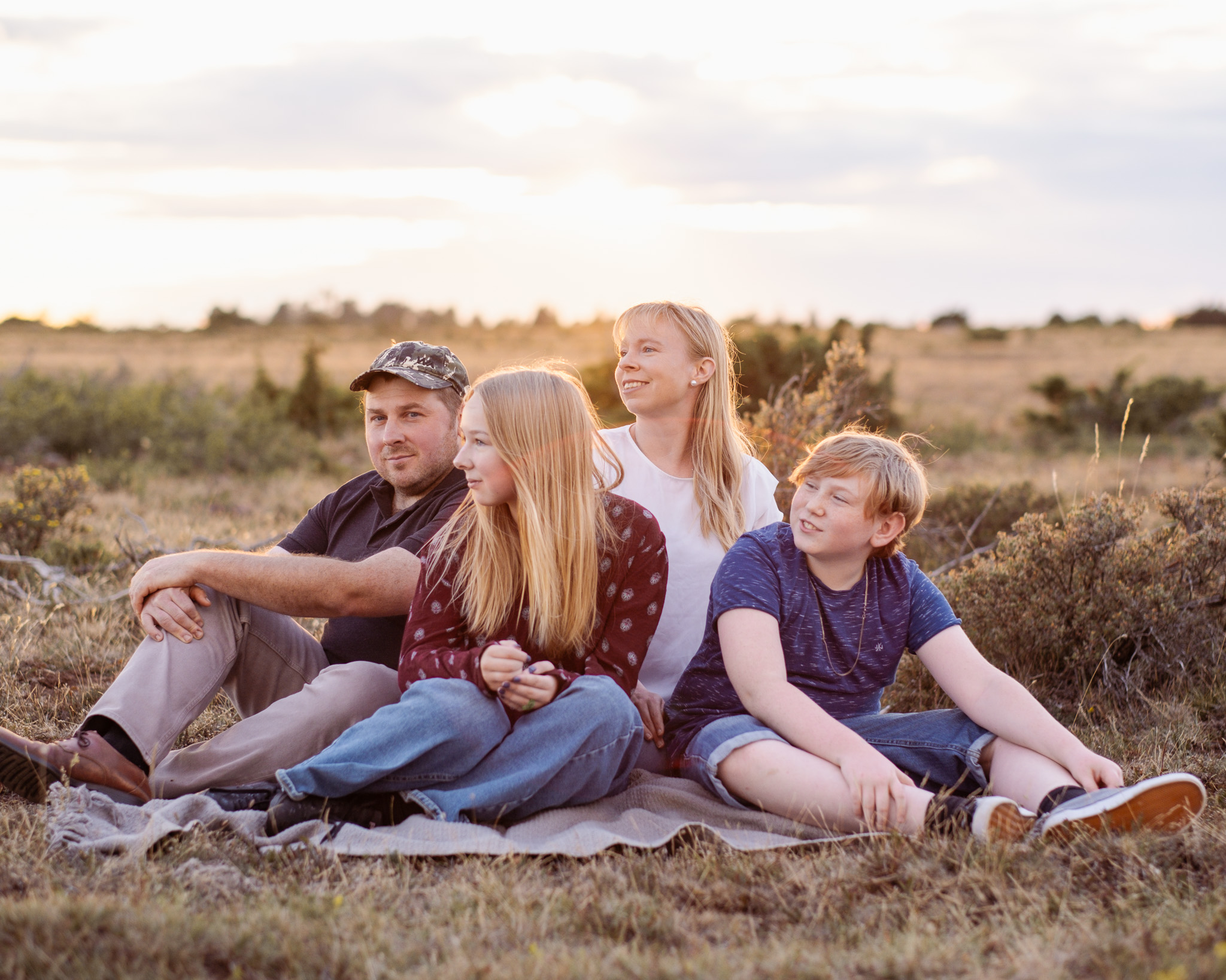 Familjefotografering på Öland